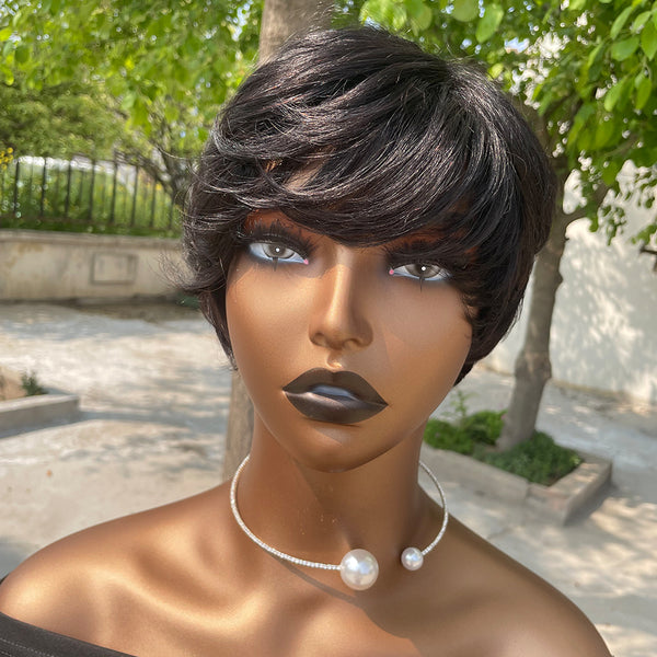 Remy Human Hair Pixie Wig