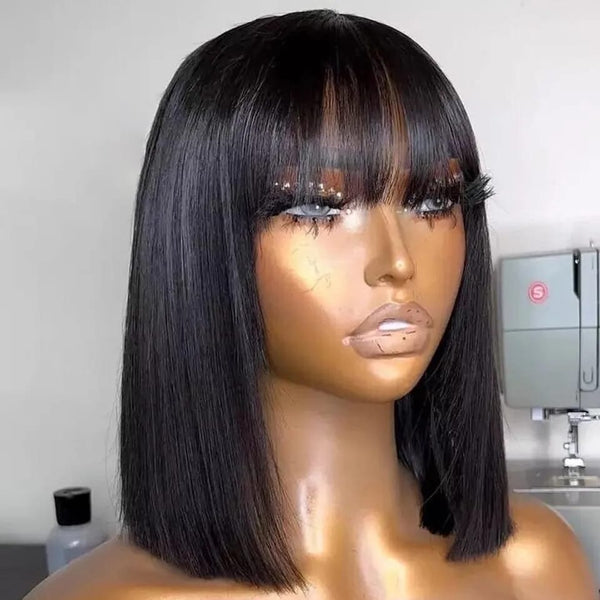 12 Inch Bob Wig with Bags