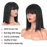12 Inch Bob Wig with Bags