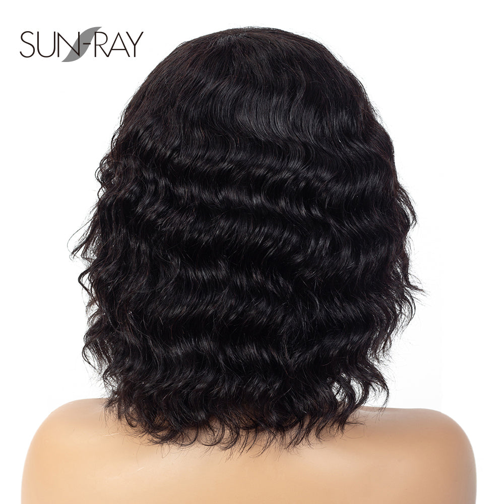 Short Nautral Wave Curly Wigs Brazilian