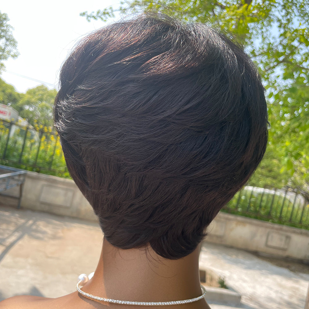 Remy Human Hair Pixie Wig