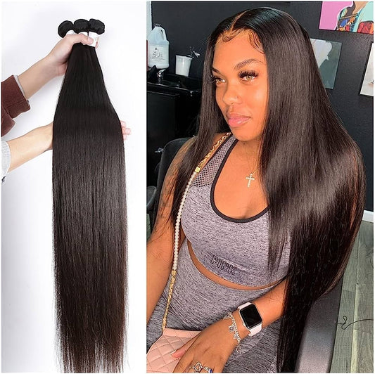 Grade 12 A Brazilian hair Straight hair bundles