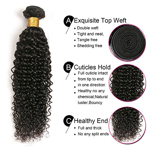 Grade 12 A kinky curly hair bundles