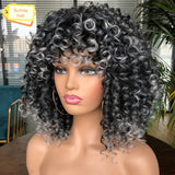 Synthetic Fringe Curly Wig