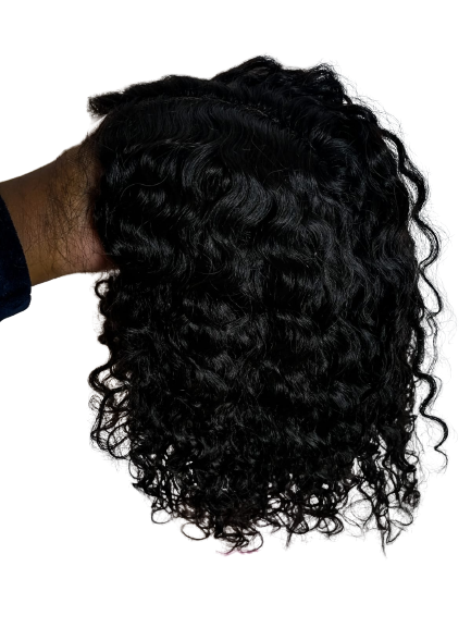 12 Inch Side Part Curly Wig