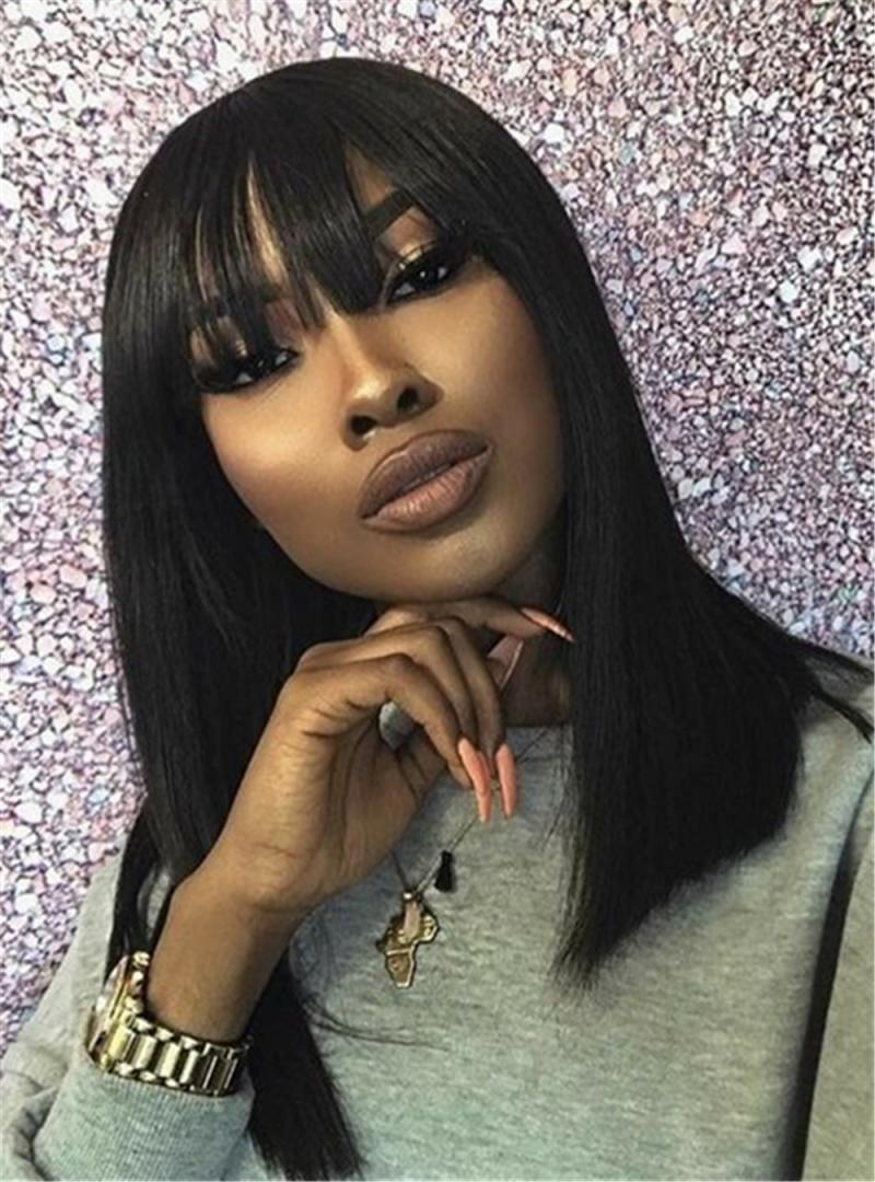 16 Inch Bob Wig with Bangs