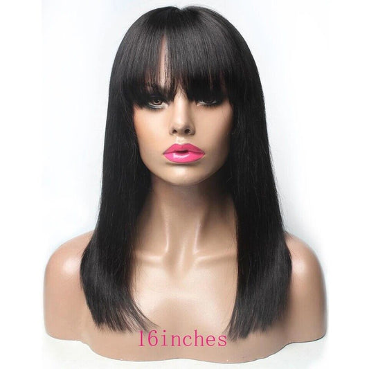 16 Inch Bob Wig with Bangs