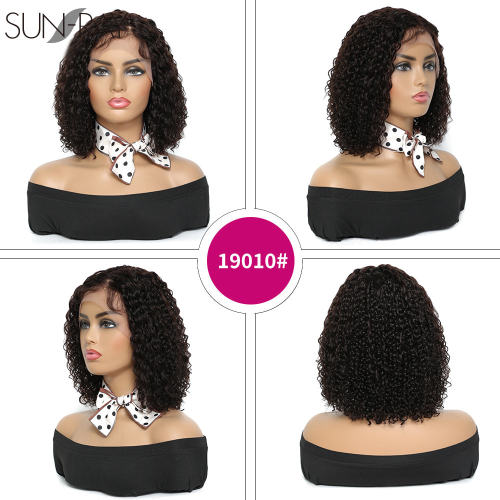 14 inch Susan Curly Virgin Remy Wig